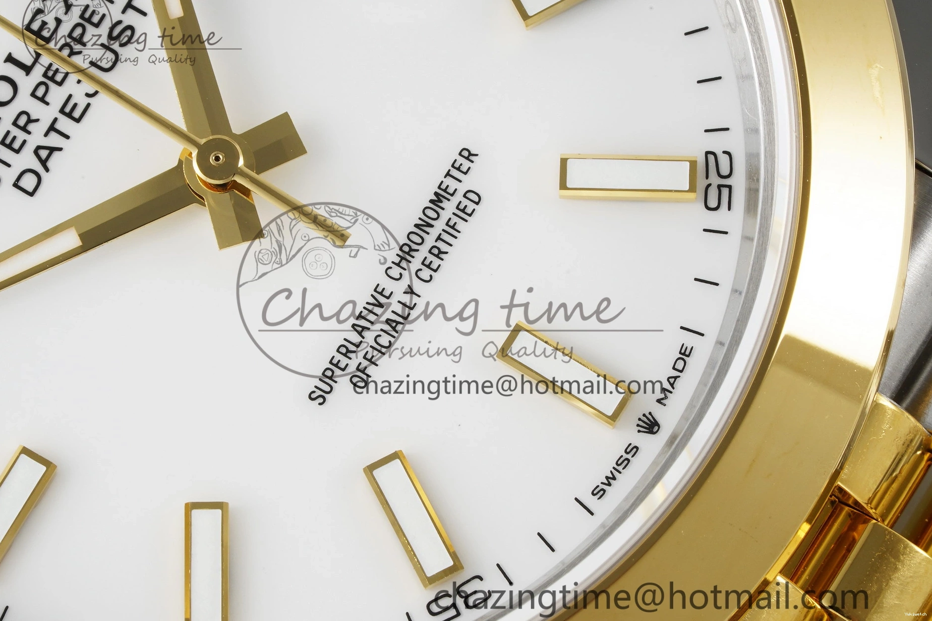 1:1 Polished SS DateJust Bezel 41 Dial Steel Edition on KING Bracelet White Jubilee VR3235 904L Best YG 0306
